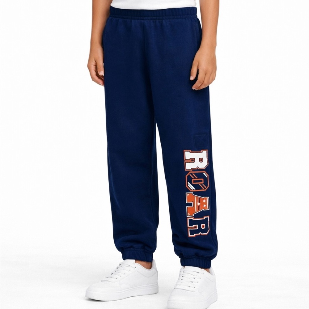 Garanimals Boys Sweatpants Joggers Size 10 Navy Blue ROAR Graphic